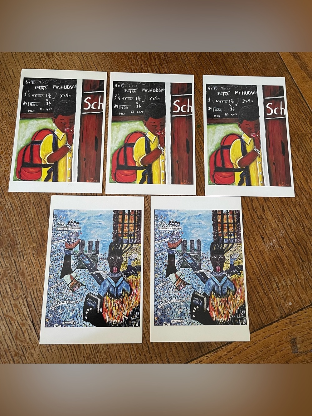 Postcards or Art Print Cards Mini Artistic Prints Set of 5 includes two designs